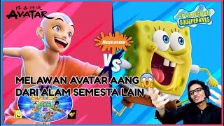 Spongebob Vs Avatar Aang DARI SEMESTA LAIN 😱  Nickelodeon AllStar BrawL 2 spongebobsquarepants [upl. by Lacy]