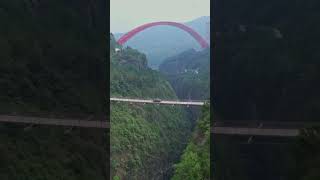 Chongqing Dadonghe Iron Cable Bridge without piers and cablestayed ropes [upl. by Benni]