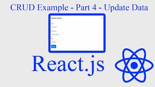 How to create a CRUD in React  Example with Modal  Part 4  Update Data [upl. by Dorella]