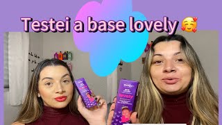 Testei a base lovely face beautiful 🤩 a famosa da internet 🛜 explore maquiagem viralvideo seo [upl. by Winebaum]