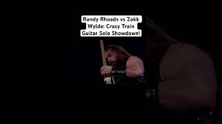 Randy Rhoads vs Zakk Wylde Crazy Train Guitar Solo Showdown [upl. by Kenrick]