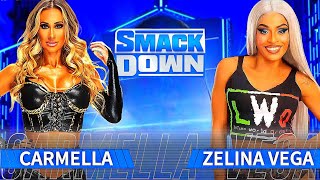 WWE 2K23 Smackdown Carmella Vs Zelina Vega [upl. by Nnaihs763]