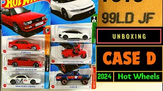 Unboxing  Hot Wheels 2024 Case D [upl. by Jaylene]