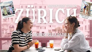 Visiting Bela Padilla in Switzerland Food Trip Urban River and Lake Swimming in Zürich  Kim Chiu [upl. by Will41]