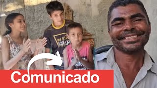 COMUNICADO  SEU FRANCIVALDO NÃO ACREDITA FELICIDADE FILHOS COMEMORAM [upl. by Sean]