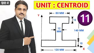 CENTROID SOLVED PROBLEM 11 IN ENGINEERING MECHANICS TIKLESACADEMYOFMATHS [upl. by Oirtemed486]