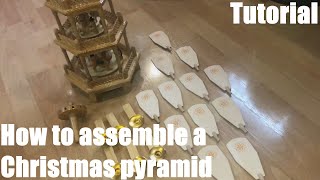 How to assemble a Christmas pyramid for a happy pre Christmas season DIY [upl. by Rodnas]