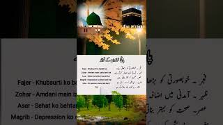 5 Nimazo K Fawaid islamicshorts allahmuhammadﷺ naat islam islamicstatusnimaztableegi bayan [upl. by Laehplar]