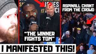 UFC 309 Press Conference Reaction CROWD CHANTS FOR ASPINALL Dana BETRAYS Jon Jones [upl. by Shela]