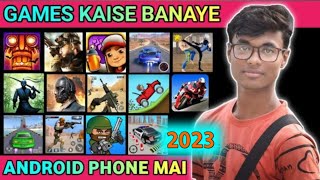 Apne Android phone mai game kaise banaye 2024  game banana sikhe hindi me  How to make game [upl. by Ayortal488]