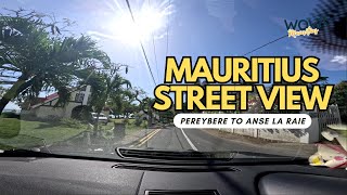 Mauritius street view  driving from Pereybere to Anse La Raie via Bain Boeuf and Cap Malheureux [upl. by Iman]