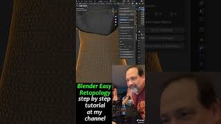 Blender Retopo With 1 Click blenderustad [upl. by Falda]