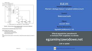 Egzamin zawodowy praktyczny z 01 ELE01 styczeń 2022 [upl. by Pohsib]