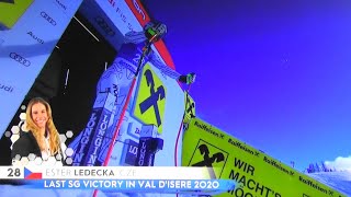 Ester LedeckÃ¡  SuperG  Zauchensee  2024 [upl. by Shepherd]