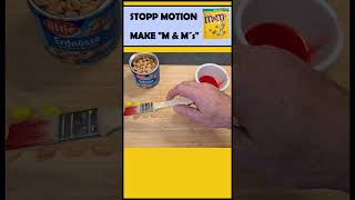 Stop Motion  Make MampMs  ASMR stopmotion asmrsounds MampM food funny snacks [upl. by Cerveny]