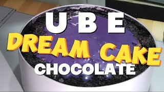 PAANO ILAGAY ANG UBE CHOCOLATE DREAM CAKE SA TIN CAN USING VEGAN CONDENSE MILK [upl. by Cally]