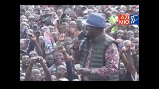 quotKOOME ASHIKWE NA ANYONGWEquot Raila destroys IG Koome as he visits Kware Dam [upl. by Palila]