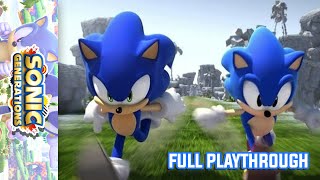 Lets Play Sonic Generations No Commentary  FULL PLAYTHROUGH [upl. by Juline]