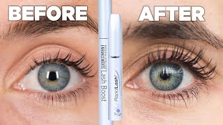 Women Try Eyelash Growth Serum For A Month [upl. by Akirdnahs]