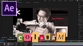 COMO FAZER ANIMAÇÃO COLAGEM no AFTER EFFECTS  Tutorial Completo [upl. by Neraa74]
