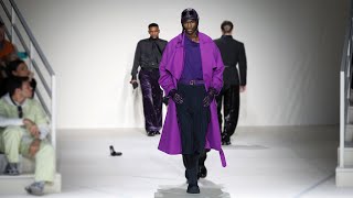 Emporio Armani Menswear FallWinter 202324 Milan [upl. by Nohsauq]