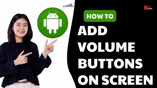 How To Add Volume Buttons On Screen On Android  Volume Button App [upl. by Euqinorev]