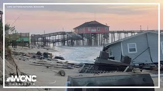 Another house collapses into ocean in Rodanthe NC [upl. by Michaeu344]