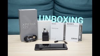 Sony Xperia XZ3 unboxing and first look [upl. by Zzaj]