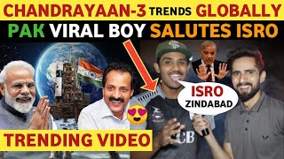 CHANDRAYAAN3 amp ISRO TRENDING GLOBALLY  PAKISTAN PUBLIC REACTION ON INDIAN MISSION MOON  REAL TV [upl. by Ardaid]