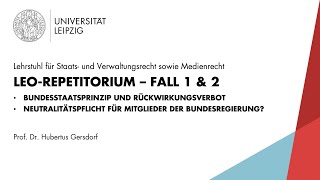 LEO Repetitorium Staatsrecht Fall 1 amp 2 [upl. by Beryle]