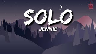 JENNIE  SOLO Lyrics  Full Rom Lyrics [upl. by Ailelc837]