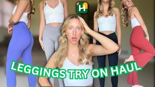 The Only Leggings Youll Ever Need  HALARA LEGGINGS Try On Haul Halara [upl. by Therese]