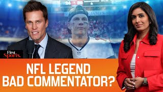 Tom Bradys NFL Broadcast Debut Leads To Meme Fest  First Sports With Rupha Ramani [upl. by Rector]