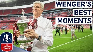 Arsène Wengers Greatest FA Cup Moments  Merci Arsène  Emirates FA Cup [upl. by Iffar]