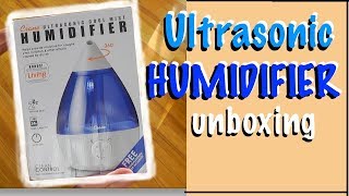 Ultrasonic Cold Mist Humidifier Drop unboxing [upl. by Hisbe]