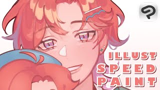 speedpaint ☆ CLIP STUDIO PAINT [upl. by Prisilla]