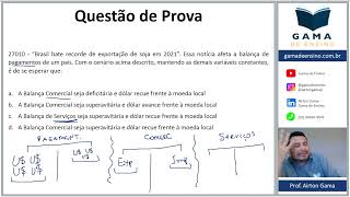 QUESTÃO 27010  BALANÇA COMERCIAL CPA10 CPA20 CEA AI ANCORD [upl. by Asfah]