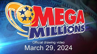 Mega Millions drawing for March 29 2024 [upl. by Enyleuqcaj]