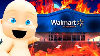 Baby Sets WALMART On Fire Whos Your Daddy [upl. by Phil]