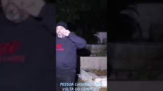 SUSTO  PESSOA CHORANDO NO CEMITÉRIO shorts misterio paranormal sobrenatural ghost [upl. by Nnyledam639]