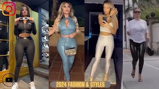 How to Style Leggings Daily Guide  TikTok Outfit Styles Day amp Night Out 2024 [upl. by Ydnahs242]