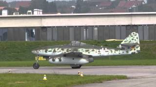 ME 262 takeoff AIR14 Payerne Switzerland [upl. by Tigram]