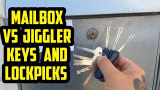 9 Mailbox VS Jigglerkeys And Lockpicks [upl. by Silvia688]