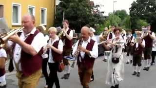 Standkonzert am Marktplatz anschl Festzug zum Festzelt Allersberg [upl. by Annej]