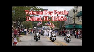 Deland Vets Day Parade 24 [upl. by Essilem319]