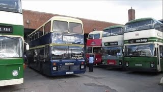 Nottingham Heritage Vehicles Open Day at Hucknall 2nd October 2016 [upl. by Bobine159]