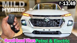 Grand Vitara Hybrid Petrol Car Price ₹ 1349 💥 new maruti suzuki vitara 2024 launch [upl. by Yeliac146]