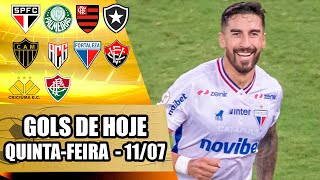 TODOS OS GOLS DESTA QUINTAFEIRA 110724  GOLS DE HOJE PELO BRASILEIRÃO SÉRIE A [upl. by Leeth]