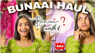 BUNAAI HAUL honest review  SAPNA RAI [upl. by Afirahs]