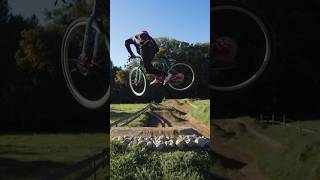 Bikepark on GRAVEL Bike😱 shorts mtb [upl. by Tamara]